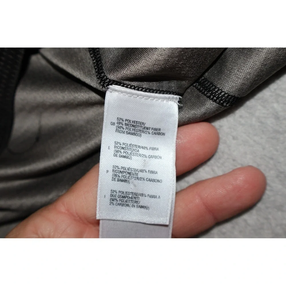 The North Face Pullover Shirt Men Medium Slim Black VaporWick 1/4 Zip Base Layer